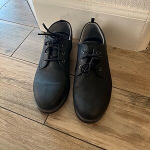 wonder nation Black Lace-Up Derby Shoes